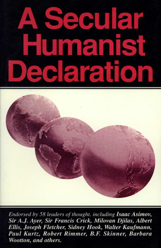 Secular Humanist Declaration book cover by Paul Kurtz