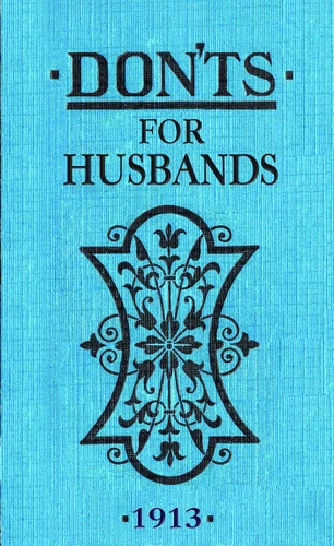 Don'ts For Husbands (Don'ts) book cover by Blanche Ebbutt