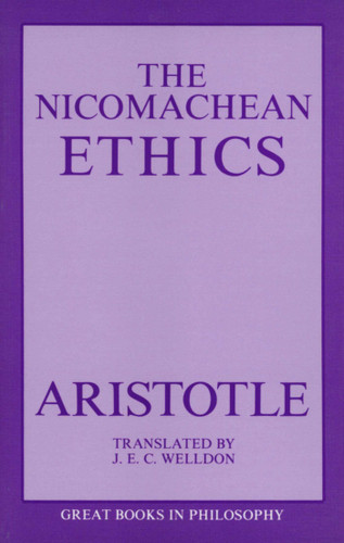 Nicomachean Ethics book cover by Aristotle