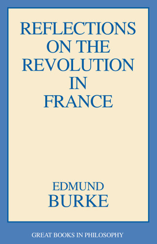 Reflections on the Revolution in France book cover by Edmund Burke