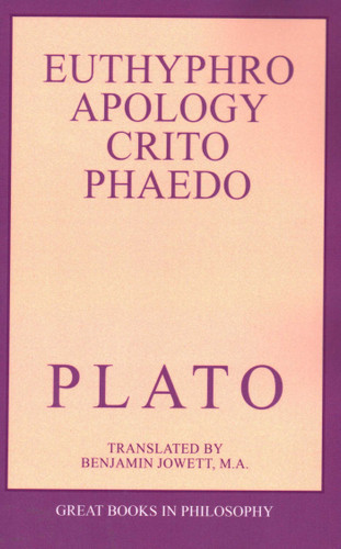 Euthyphro, Apology, Crito, and Phaedo book cover by Plato