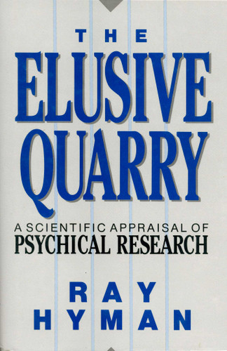 Elusive Quarry book cover by Ray Hyman