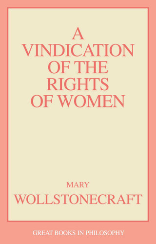 Vindication of the Rights of Woman book cover by Mary Wollstonecraft