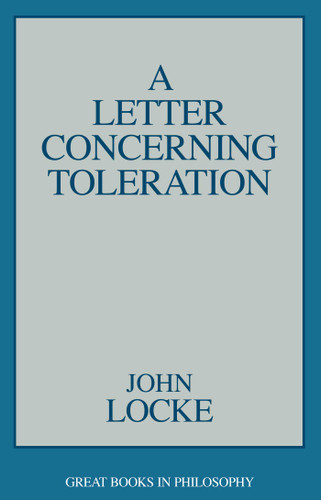 Letter Concerning Toleration book cover by John Locke