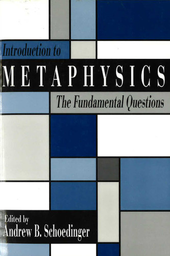 Introduction to Metaphysics book cover by 