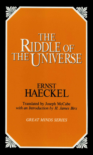 Riddle of the Universe (Great Minds Series) book cover by Ernst Haeckel