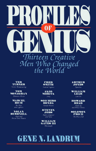 Profiles of Genius book cover by Gene N. Landrum