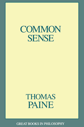 Common Sense book cover by Thomas Paine