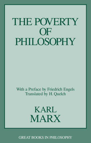 Poverty of Philosophy book cover by Karl Marx