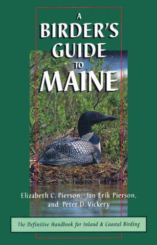 A Birder's Guide to Maine book cover by Elizabeth Pierson