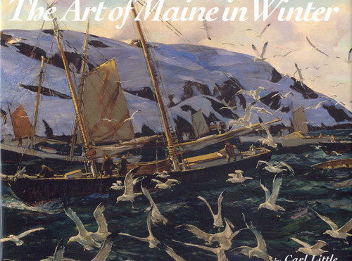 The Art of Maine in Winter book cover by Carl Little, Arnold Skolnick