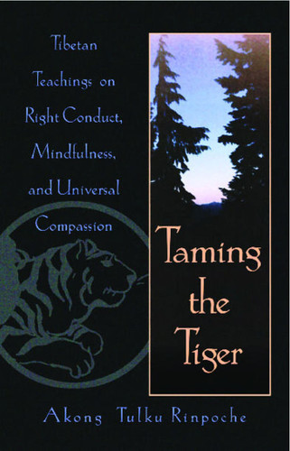 Taming the Tiger: Tibetan Teachings on Right Conduct, Mindfulness, and Universal Compassion book cover by Akong Tulku Rinpoche