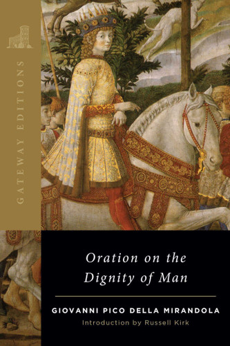 Oration on the Dignity of Man book cover by Giovanni Pico Della Mirandola