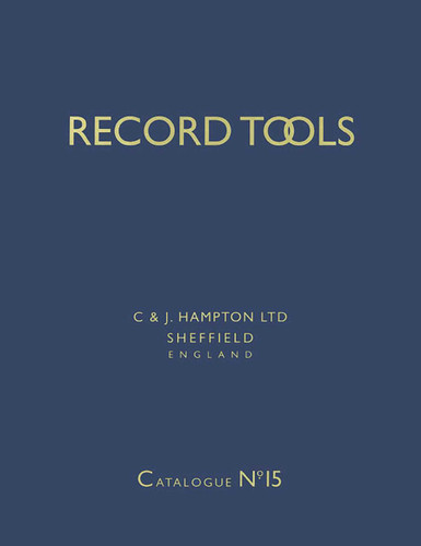Record Tools: No. 15: Reprint of Catalogue No.15 of 1938. With a Guide for Plane Collectors book cover by Leslie Harrison, Roy Arnold