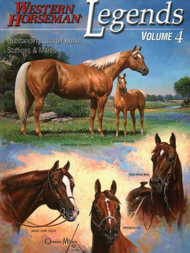 Legends: Outstanding Quarter Horse Stallions And Mares book cover by Diane Ciarloni, Alan Gold, A. J. Mangum, Jim Goodhue