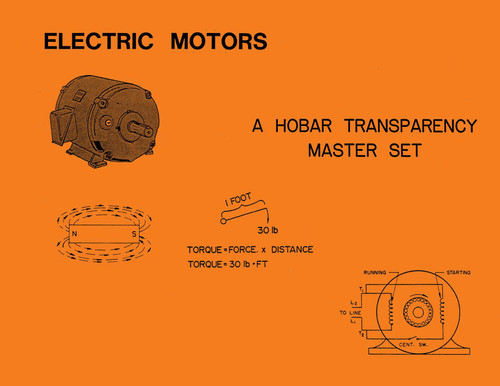 Electric Motors - A Hobar Transparancy Master Set book cover by Hobar Publications