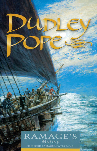 Ramage's Mutiny book cover by Dudley Pope