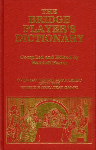 The Bridge Players Dictionary book cover by Randall Baron