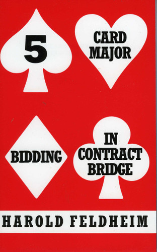 Five Card Major Bidding in Contract book cover by Harold Feldheim