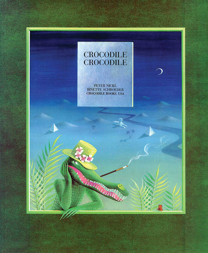Crocodile, Crocodile book cover by Peter Nickl