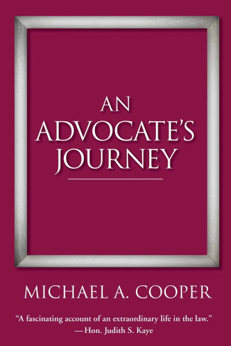 An Advocate's Journey book cover by Michael A Cooper