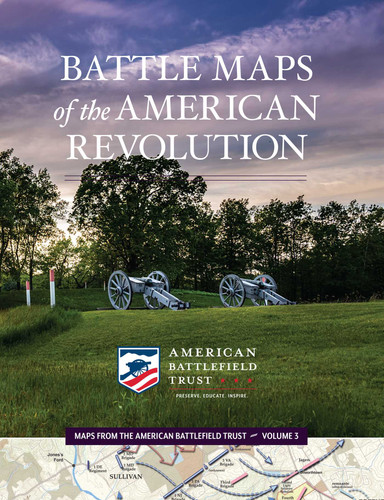 Battle Maps of the American Revolution (Maps from the American Battlefield Trust) book cover by American Battlefield Trust