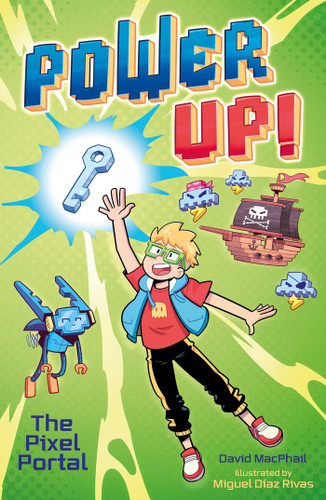 Power Up! The Pixel Portal book cover by MacPhail