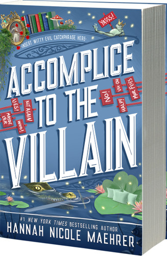 Accomplice to the Villain: A Cozy Fantasy Romantic Comedy (Assistant and the Villain #3) book cover by Hannah Nicole Maehrer