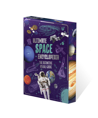 Ultimate Space Encyclopedia: The Definitive Visual Guide (Arcturus Ultimate Encyclopedias) book cover by Claudia Martin
