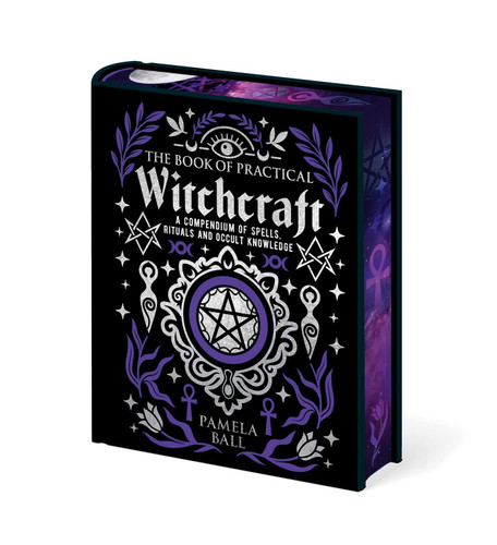 The Book of Practical Witchcraft: Deluxe Gift Edition with Sprayed Edges book cover by Pamela Ball