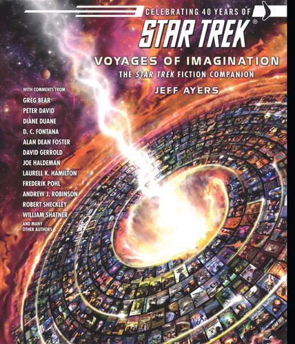 Voyages of Imagination: The Star Trek Fiction Companion (Star Trek) book cover by Jeff Ayers