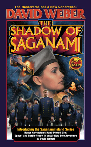 The Shadow of Saganami (The Saganami Island) book cover by David Weber