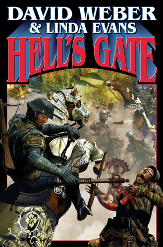 Hell's Gate (Book 1 in new MULTIVERSE series) book cover by David Weber, Linda Evans