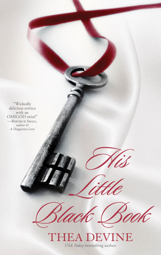 His Little Black Book book cover by Thea Devine
