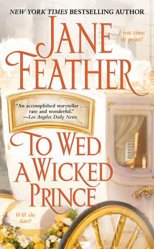 To Wed a Wicked Prince book cover by Jane Feather