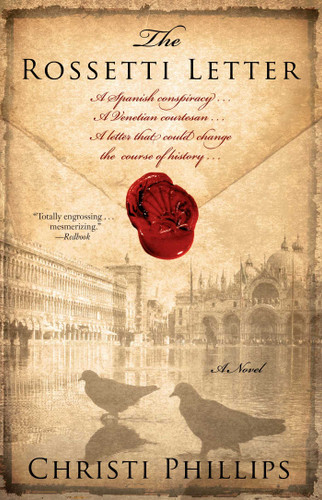 The Rossetti Letter book cover by Christi Phillips
