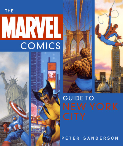The Marvel Comics Guide to New York City book cover by Peter Sanderson