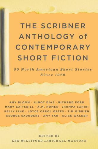 The Scribner Anthology of Contemporary Short Fiction: 50 North American Stories Since 1970 book cover by Michael Martone