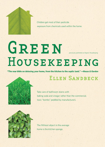 Green Housekeeping book cover by Ellen Sandbeck