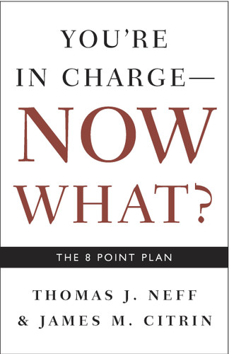 You're in Charge, Now What?: The 8 Point Plan book cover by Thomas J. Neff, James M. Citrin