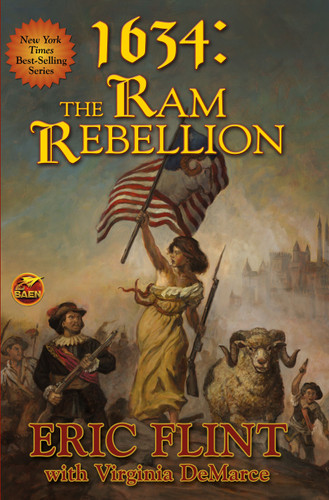 1634: The Ram Rebellion (The Ring of Fire) book cover by Eric Flint, Virginia DeMarce