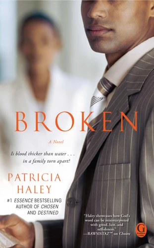 Broken book cover by Patricia Haley