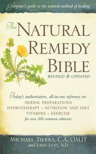 The Natural Remedy Bible book cover by John Lust, Michael Tierra