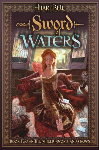 Sword of Waters (The Shield, Sword, and Crown) book cover by Hilari Bell