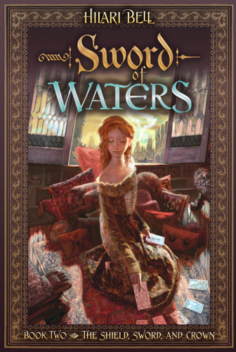 Sword of Waters (The Shield, Sword, and Crown) book cover by Hilari Bell