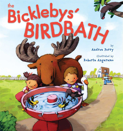 The Bicklebys' Birdbath book cover by Andrea Perry