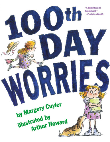 100th Day Worries book cover by Margery Cuyler