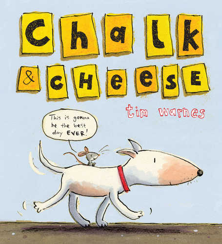 Chalk & Cheese book cover by Tim Warnes