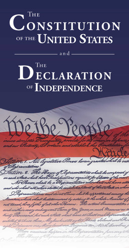 The Constitution of the United States and The Declaration of Independence book cover by Delegates of  The Constitutional Convention