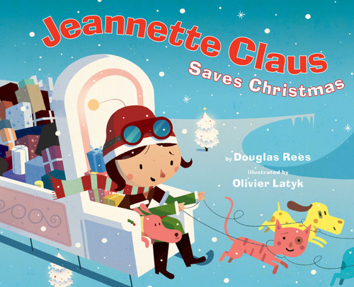 Jeannette Claus Saves Christmas book cover by Douglas Rees